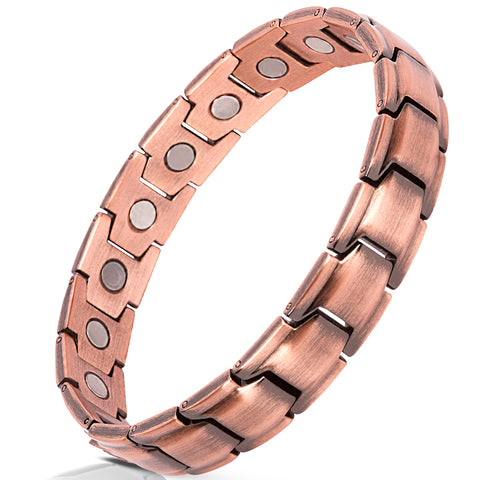 Elegant Men's Pure Copper Magnetic Therapy Anklet/Large Bracelet